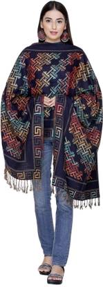 MANBHAV Acrylic Woven Women Shawl