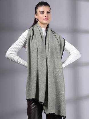 Mafadeny Viscose Solid Women Shawl