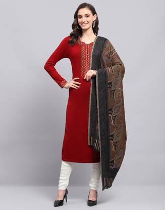 MONTE CARLO Wool Self Design Women Shawl