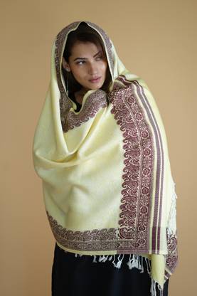 STSHAWLS Acrylic Self Design Women Shawl
