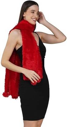 Sai Fashions Fur Solid Women, Men Shawl