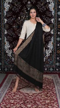 STSHAWLS Acrylic Self Design Women Shawl