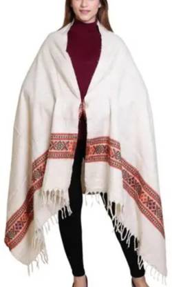 AAYAT FASHION ZONE Wool Woven Women, Men Shawl