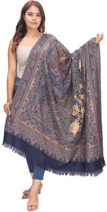Life and style Wool Self Design Women Shawl