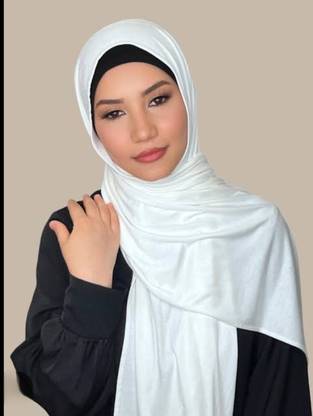 ANBA Cotton, Rayon Solid Women Shawl