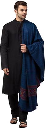 Braid N Cord Polyester Wool Blend Applique Women, Men Shawl