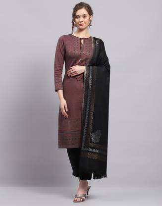 MONTE CARLO Wool Self Design Women Shawl