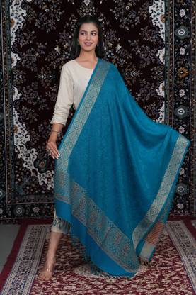 STSHAWLS Acrylic Self Design Women Shawl