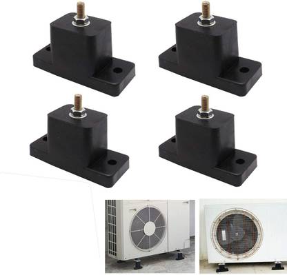 Spinxx Anti-Vibration 4 Pcs Set Absorbing Rubber Mounting Bracket Split Air Conditioner 4 Pcs Set Shelf Bracket