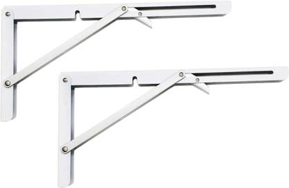 CIPLA PLAST Heavy Duty 14" Foldable Racks, Shelf Bracket, Bracket, Wall Brackets Arm Length-36 CM Shelf Bracket