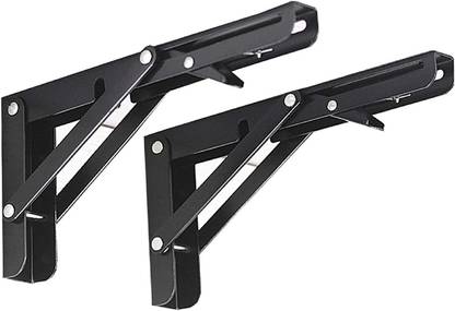 WOLBLIX Foldable Shelf Hinge Bracket Wall Mounted for Bench Table 40 CM Shelf Bracket