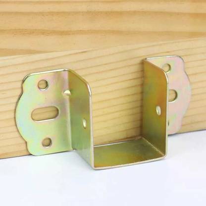 FLANKER 2 Pcs / 4 cm Bed Beam Support Metal Stand Wooden fixed Connector 4 cm Shelf Bracket