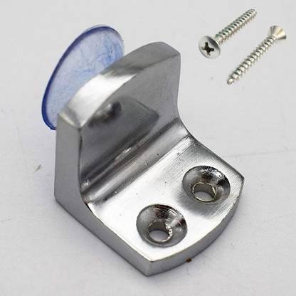 DOORCAM ALUMINIUM HEAVY DUTY SHELF BUTTON / PACK OF 12 PCS / SS FINISH 2.5 cms Shelf Bracket
