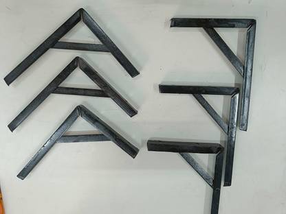 TMC Heavy Duty Right Angles, L Angles' Clamps Brackets Pack of 6 Shelf Bracket