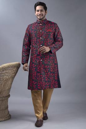 Ethzy Printed Sherwani