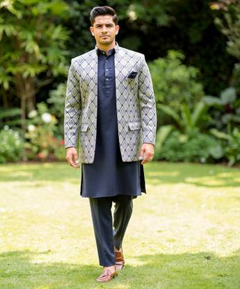 AMZIRA Solid Sherwani
