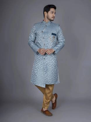 N.B.F Fashion Floral Print Sherwani