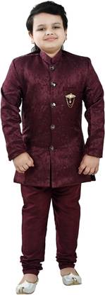 Arshia Fashions Self Design Sherwani