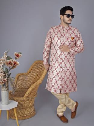 AMZIRA Printed Sherwani