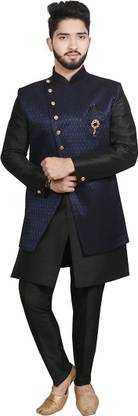 SG RAJASAHAB Solid Sherwani