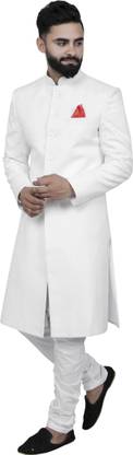 ALJAAMI Sherwani achkan Solid Sherwani