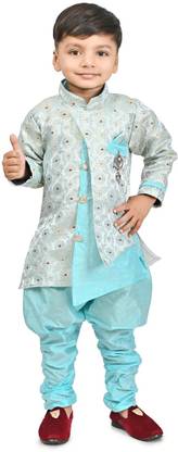 RIJA FASHION WORLD Self Design Sherwani