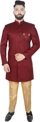 SG RAJASAHAB Solid Sherwani