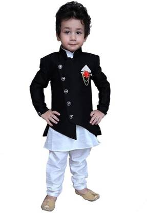 Tradersrajpoot Solid Sherwani