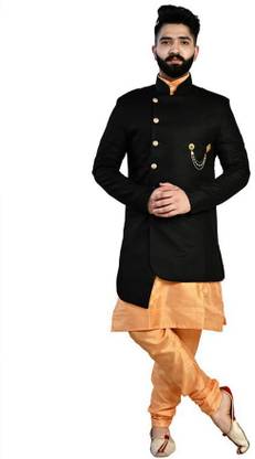 Chote Raja Collection Solid Sherwani