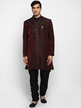 Royal Kurta Floral Print Sherwani