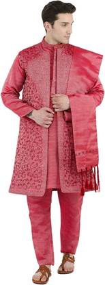 One Fort Men's Traditional Embroidered Sherwani
