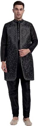 One Fort Men's Traditional Embroidered Sherwani
