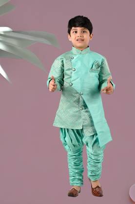 Smuktar garments Embellished, Self Design, Printed Sherwani