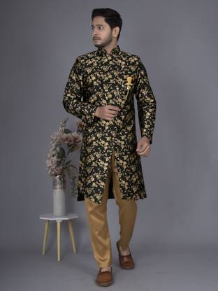 Ethzy Self Design Sherwani