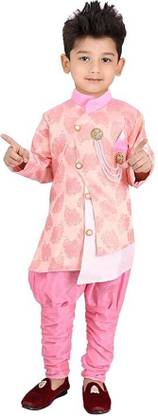 Tradersrajpoot Solid Sherwani