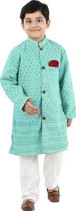 new gen Self Design Sherwani