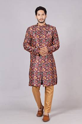 AMZIRA Printed Sherwani