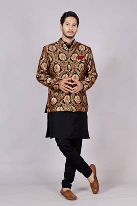 AMZIRA Self Design Sherwani