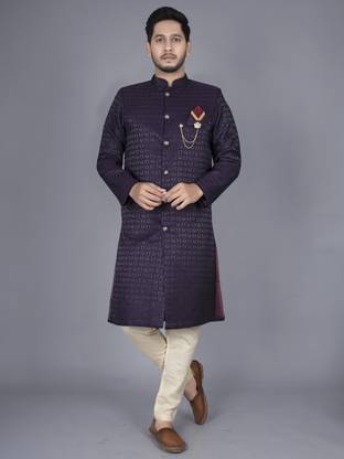 N.B.F Fashion Self Design Sherwani