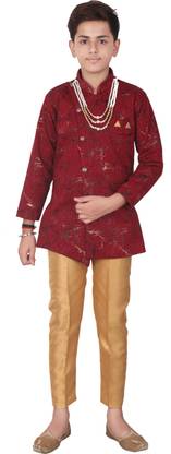 Qtsy Printed Sherwani