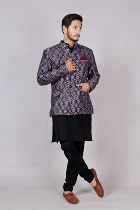 AMZIRA Self Design Sherwani