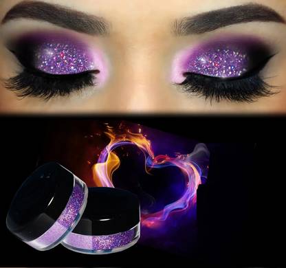 Yuency Multi Purpose Soft Touch Black shimmery glitter POWDER