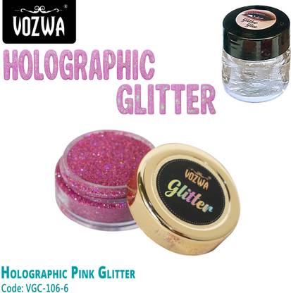 VOZWA Holographic Glitter Pinck