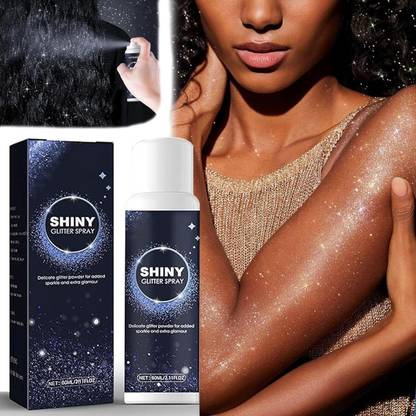 URBAN GLOW BEAUTY glitter spray for body hair clothes long lasting waterproof holographic