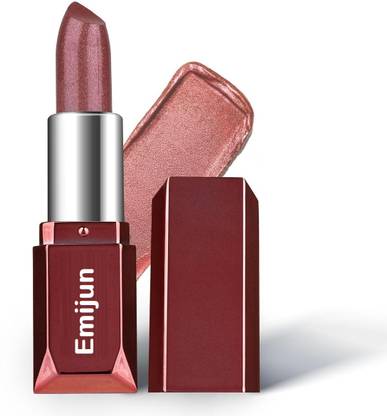Emijun Glitter Lipstick Luxurious 3-D Glitter Formula With Matte Finish