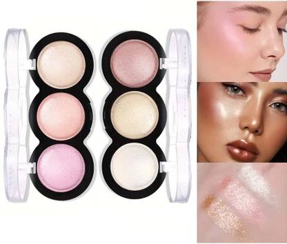 Latixmat 3 Baked Highlighter Lightweight Baked Powder