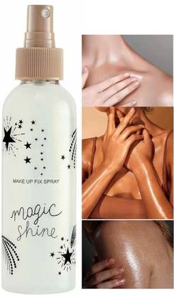 MYEONG Shine Makeup Fixer Setting Spray With Lilium Skin Whitening Primer