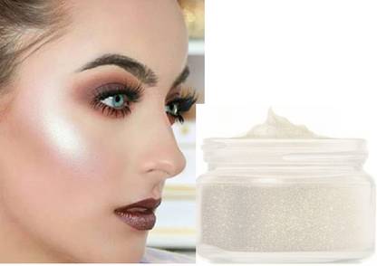 ADJD Whitening Shimmer 3D Face And Body Silver Loose Powder Highlighter