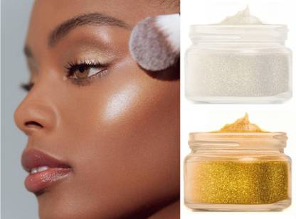 ADJD Hd perfect water proof Gold & silver loose powdery highlighter