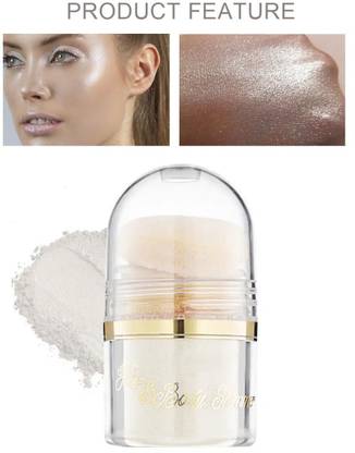 HUZURLU Powder Silver Highlighter For All Skin Type